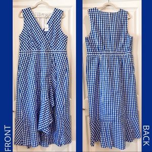 J.Crew gingham dress. NWT